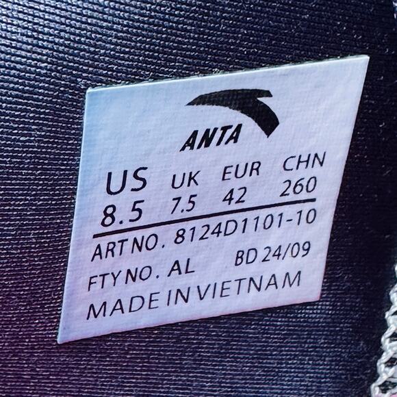 ANTA Men's KT10 Klay Thompson 'Crossing Time' Basketball Shoes Size 8.5 - Picture 13 of 13